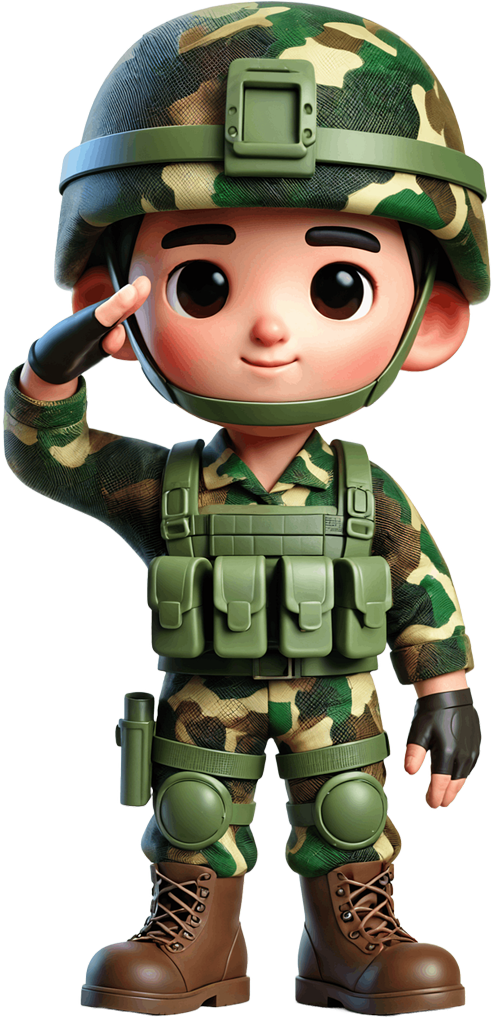 Drop Card Army Soldier